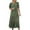 Army Green dresses for women, variant on Baikeli Cheap Dress Summer Dresses for Women 2024 Ruffle Puff Sleeve Sundress Solid Boho Dresses High Waist Midi Dress O-Neck Beach Dress Summer Party Dress