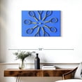 thumbnail image 3 of Elephant Stock Tennis Racket Circle Wall Art - Horizontal Canvas Wall Art - Living Room Wall Decor - Sports Canvas - Blue And Yellow Decor - 30" x 20", 3 of 8