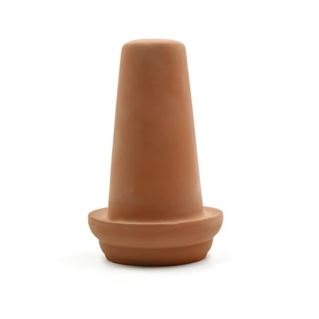 - 6.7 Inches Orange Ceramic Spawning Breed Cone Fish Tank Decor for Discus