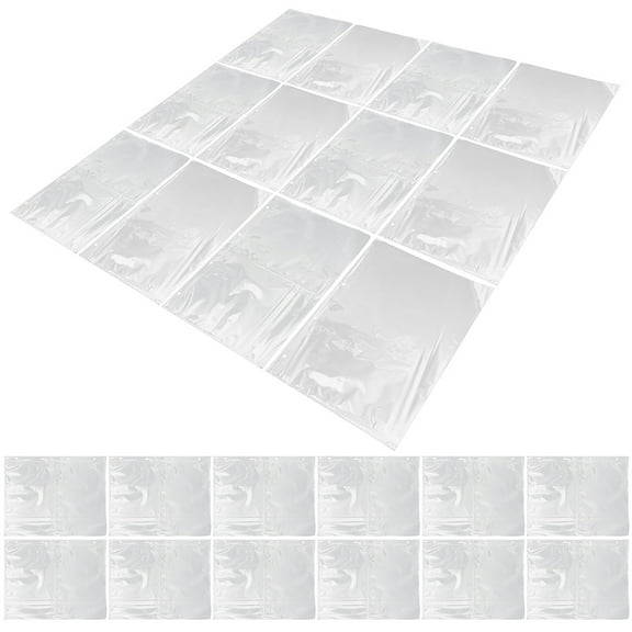unbranded  50 Pcs Photo Album Self Adhesive Pages Convenient Postcard Pockets A4 Storage