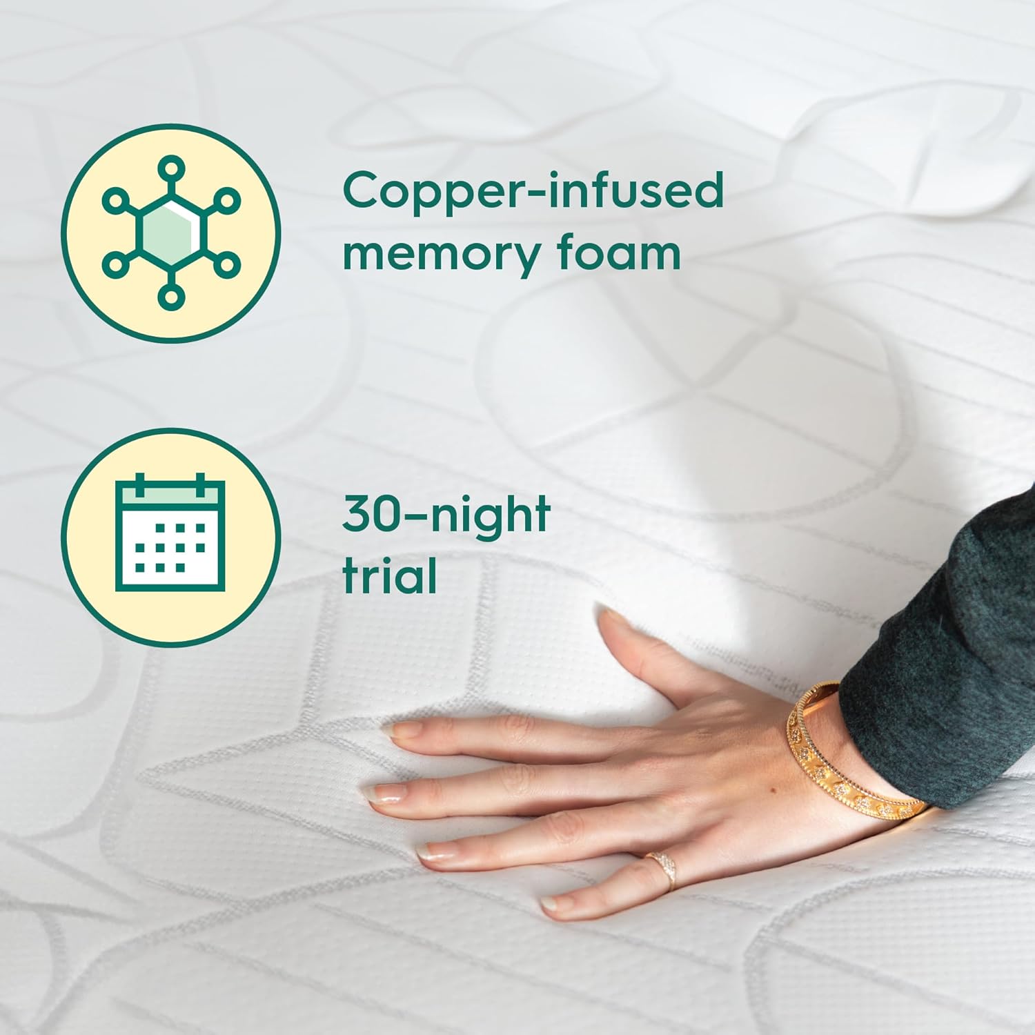 Sleepyhead 3-Inch Twin XL Mattress Topper - Copper-Infused Memory Foam Topper with Washable Cover - College Dorm Room Essential (Twin XL, 3'' Copper Topper)