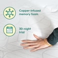 thumbnail image 5 of Sleepyhead 2-Inch Twin XL Mattress Topper - Copper-Infused Memory Foam Topper with Washable Cover - College Dorm Room Essential, 5 of 8