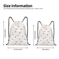 thumbnail image 3 of Bingfone Dachshund Dog Puppy Drawstrings Backpacks Bags for Men Women Gym Drawstrings Bag-Small, 3 of 8