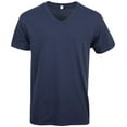 thumbnail image 3 of Gildan Men's V-Neck T-Shirts, Multipack, Style G1103, Navy/Charcoal/Cardinal Red (5-pack), XX-Large, 3 of 6