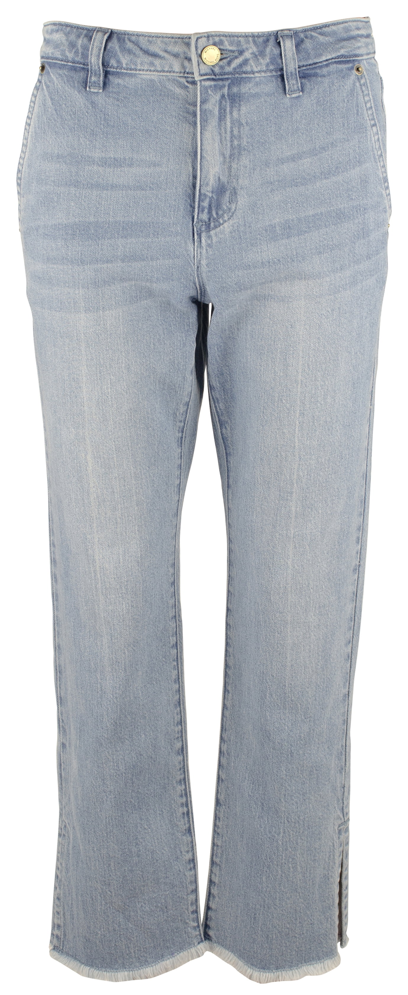 women's frayed cropped jeans