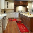 thumbnail image 4 of Gmogad 2-Piece Non-Slip Christmas Kitchen Rugs Set (16x24"+16x48") - Holiday Themed Polyester Floor Mats for Dining Room Entryway Indoor Outdoor Festive Home Decor, 4 of 6