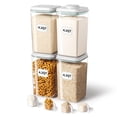 thumbnail image 1 of Contenedor hermético para almacenamiento de alimentos Ankou de 4 L, libre de BPA, set, 1 of 6