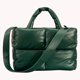 thumbnail image 5 of Bolso acolchado para mujer gran capacidad color sólido ligero bolso de viaje diario para mujer, 5 of 9
