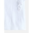 thumbnail image 3 of Wonder Nation Girls Cotton Top with Ruffle Sleeves, Sizes 4-18 & Plus, 3 of 3