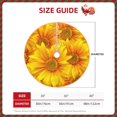 thumbnail image 2 of Fotbe 3D Sunflowers Pattern Christmas Tree Skirt, Tree Skirts Plush Christmas Decorations, Christmas Tree Skirts Xmas Decorations Holiday Party Decor-36", 2 of 6