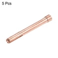 thumbnail image 3 of Unique Bargains TIG Collet 2.4x50mm Stubby Collet Tungsten Electrode Collet Tips Replacement 5 Pack, 3 of 4