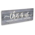 thumbnail image 4 of Inkdotpot Stretched Canvas Quotes Wall Art Decor, This Is Us Our Life .Our Story.Our Home Wall Decor- 6 x 17 Rustic Wall Art Sign- Farmhouse Decor Faux Plaque Sign, 4 of 8