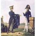 thumbnail image 2 of Vernet, Carle 15x16 White Modern Wood Framed Museum Art Print Titled - French Army, Artilleurs, 2 of 4
