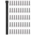 thumbnail image 2 of 50 Tornillos para Cubo de Llantas de Coche RC, Tornillos de Acero inoxidable para llantas de rueda, Kit de Tornillos para Coche Trepador de control remoto 1/10, 2 of 7