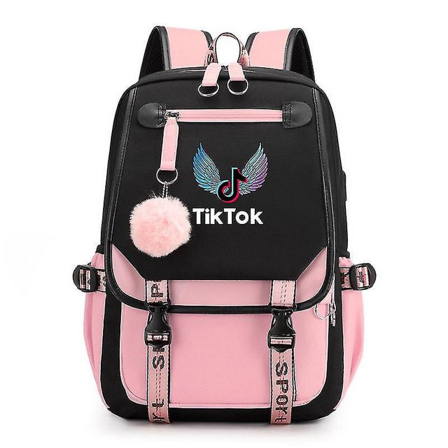 Mochila luminosa con carga USB, mochila Vibrato, mochila escolar para estudiantes, estilo 12 Hs