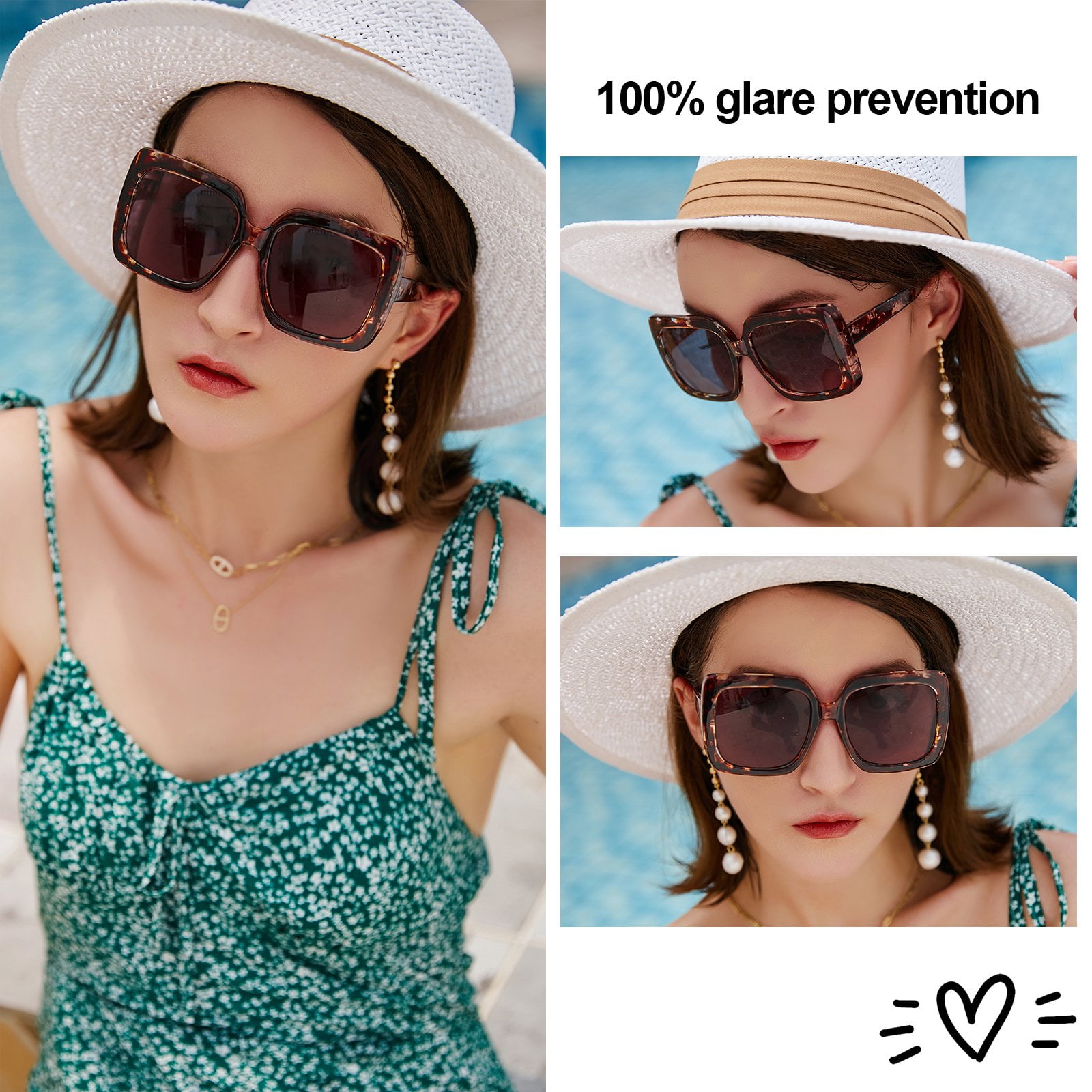 OCCI CHIARI Sunglasses Reading Glasses 2.0 Women UV Protection Sunglass Blue Light Blocking Readers Outdoor 1.0 1.25 1.5 1.75 2.0 2.25 2.5 2.75 3.0 3.5 (Tortoise, 2.00) Acrylic Lens