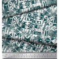 thumbnail image 2 of Soimoi polyester Crepe Fabric Animal Skin Texture Print Fabric by the Yard 52 Inch Wide, 2 of 3