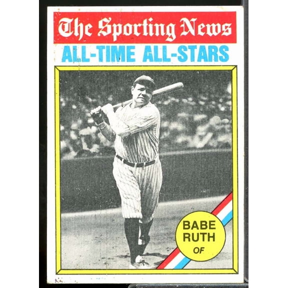 Babe Ruth ATG Card 1976 Topps #345