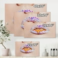 thumbnail image 4 of Designart ' Shining Woman Lips Covered With Rhinestones and Smudges ' Modern Canvas Wall Art Print, 4 of 4