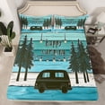 thumbnail image 2 of Erosebridal Kids Camper Full Sheet Sets, Rustic Farmhouse Bedding Full Size, RV Car Decor, 4-Piece, 2 of 7