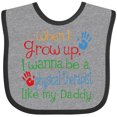 thumbnail image 3 of Inktastic Physical Therapist Like Daddy Boys or Girls Baby Bib, 3 of 4