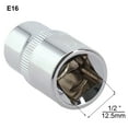 thumbnail image 3 of E Type Sockets1/2 Tool Female Torx Socket for Ratchet End Wrench Head Hand Tools, 3 of 7