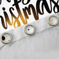 thumbnail image 4 of Manfei Merry Christmas Black Out Curtains for Teensfemale Men,Gradient Xmas Snowflake Curtains Pack of 2 (42x63 Each),Polka Dots Bedroom Curtains,Breathable Home Decor, 4 of 6