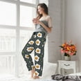 thumbnail image 4 of KLL Womens Cute Poached Eggs Print Pajama Pants Soft Pajama Bottoms for Women Cozy Lounge Pants, 4 of 5