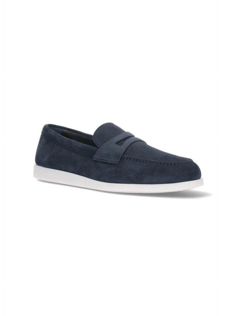 Mens Church’s Blue Suede Loafers CHURCH main image 3