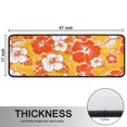 thumbnail image 5 of Kitchen Rugs Sets Of 2,Pioneer Flower Floral Print Pattern Anti Fatigue Kitchen Mat Rugs Non Slip Washable,Decorative Kitchen Floor Mats for Kitchen,Sink,Laundry,17"x47"+17"x47", 5 of 5