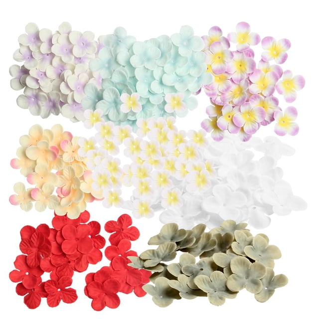 500 Piezas Flores Artificiales Perfecl Multicolor Cabeza de Flor