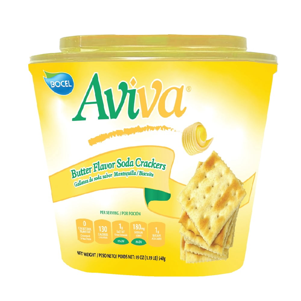 (3 pack) Aviva Cracker Butter 12 pack 19 oz, Plastic Bucket Shelf Stable