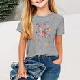 thumbnail image 3 of Kids Girl Boy Butterfly Graphic Loose Fit Tops Crew Neck Blouses for Kid Short Sleeve Casual Summer Fall Shirts 2026 Clothing 12 Years, 3 of 4