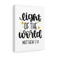 thumbnail image 4 of Scripture Walls Matthew 5:14 Light of The World Stars Bible Verse Canvas Christian Wall Art Ready to Hang Unframed, 4 of 12