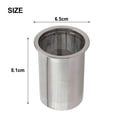 thumbnail image 4 of Filtre à Café Infuseur de Thé Café en Acier Inoxydable Réutilisable Maille Fine, 4 of 12