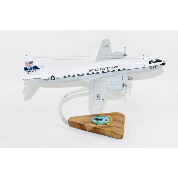 VR-53 C-118B/RD6-1 (1979) Model, 1/78th Scale, Mahogany, DC-6, Douglas