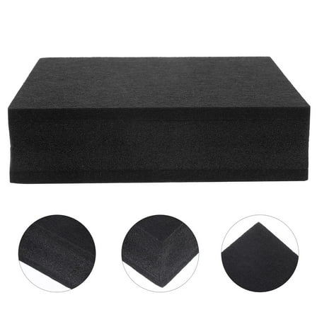 WEUVEB Acoustic Foam Pad Subwoofer Isolation Black for Studio Sound Absorption
