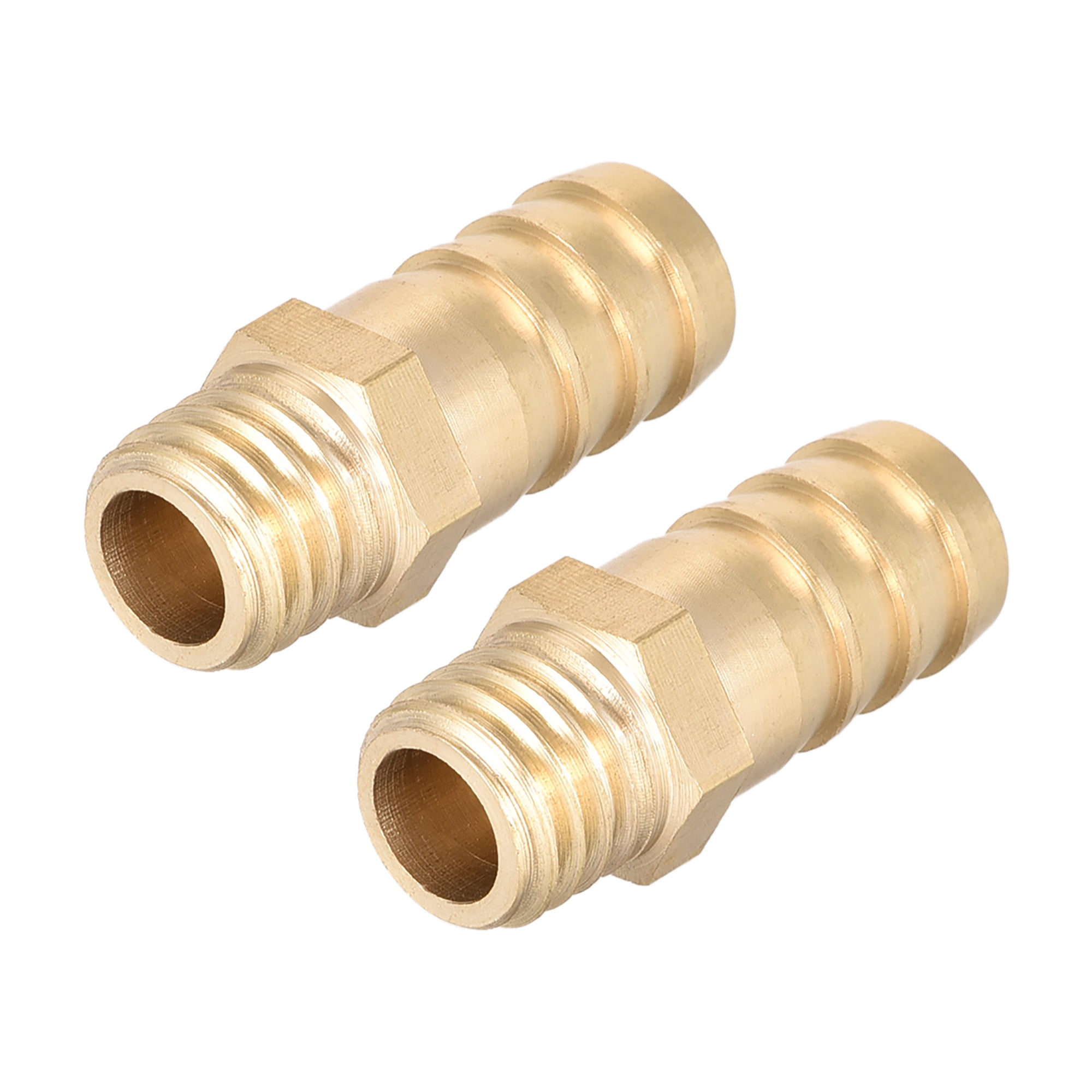 2x Brass Reducer Metric Female Male Reducing Bush Fitting Gas Air Water Fuel 