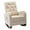 Beige, variant on Glavbiku Modern Baby Room High Back Rocking Nursery Chair,Comfortable Rocker Armchair,Gray