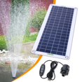 thumbnail image 1 of 19W 800L/H Fountain Panel Pump Garden Decorative PET Solar Power Panel Water Pump Watering System Solar Panel Pump Kits for Pond, 1 of 4