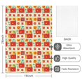 thumbnail image 2 of 2 Pcs Pioneer Flower Floral Print Pattern Kitchen Towels, Funny Microfiber Dish Towel Set, 18" X 26" Tea Towels, 2 of 6