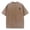 481#Coffee, variant on Men Soft Cotton Retro Oversized Crew Tee Vintage Wash Palm Sunset Graphic Short Sleeve Beach Vacation Daily Tops Army Green M