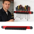 thumbnail image 1 of BotaniNest Organizer Screwdrivers And Wrenches Holder Storage Hanging Holes Holder Wall Mount Rack Garage Toolbox Organization For Workbench Board Slatwall Van Hanger, 1 of 7