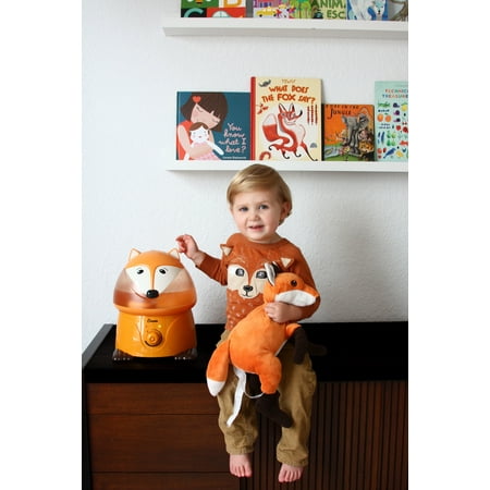 CRANE - 1 Gal. Adorable Ultrasonic Cool Mist Humidifier Fox - Brown