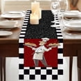 thumbnail image 3 of Table Runners 70 Inches Long Dress Scarves, Chef Farmhouse Coffee/Dining/Kitchen Table Decor, Holiday Table Runner, Cartoon Cute Watercolor Cooking Red Black 13x70 Inch, 3 of 9