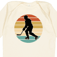 thumbnail image 4 of Inktastic Hockey Player Retro Sunset Boys or Girls Long Sleeve Baby Bodysuit, 4 of 5