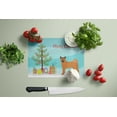 thumbnail image 3 of Carolines Treasures CK3819LCB Chow Shepherd Christmas Tree Glass Cutting Board - Large, 3 of 4