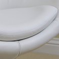 thumbnail image 4 of Noble House Daniel Leather Egg Chair in White, 4 of 5