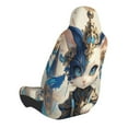 Coaee Exotic Blue Cat for Front Car Seat Covers Automotive Seat Covers