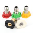 thumbnail image 2 of SENRISE 5 Pack High Pressure Washer Spray Nozzle Tips Variety Quick Connect Universal, 2 of 8